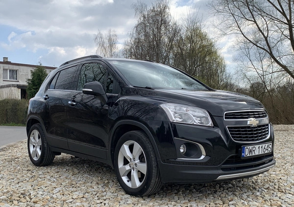 Chevrolet Trax cena 34900 przebieg: 237580, rok produkcji 2014 z Wrocław małe 742